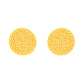 22k Yellow Gold Filigree Medium Earrings with gold weight of 9.25g